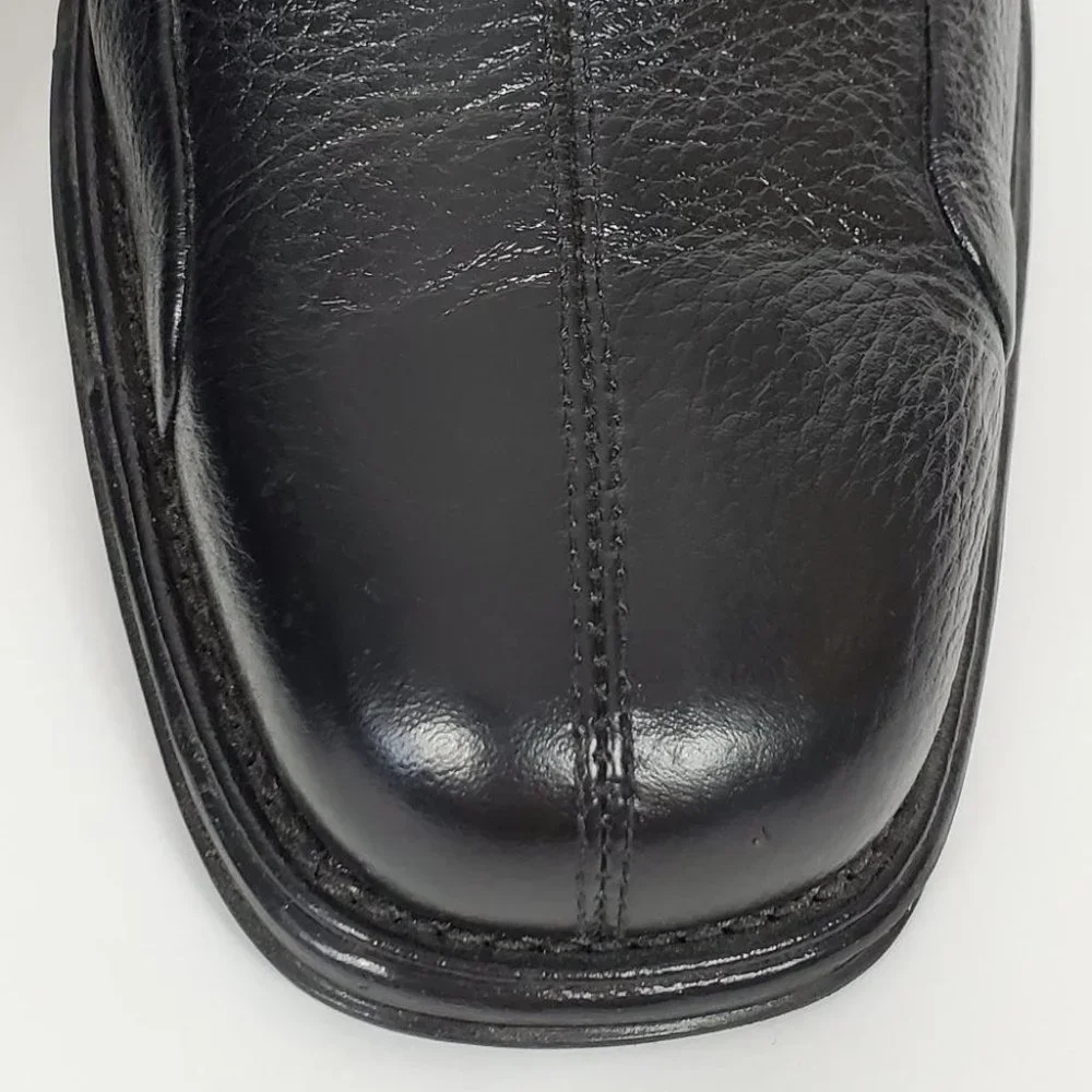 Belvedere Black Bay Ridge Leather Men's Dress Shoe Size 10EEE